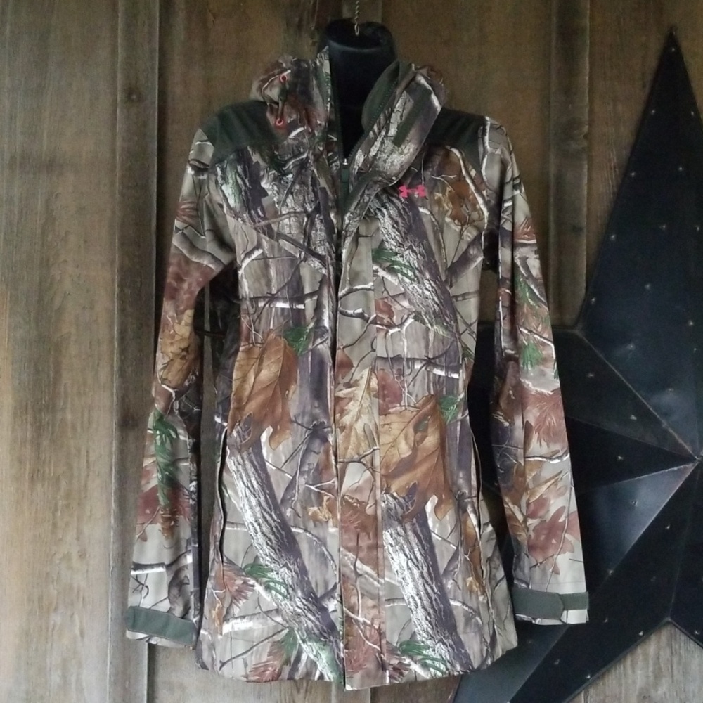 Under armour real tree stealth jacket size medium - Picture 1 of 7